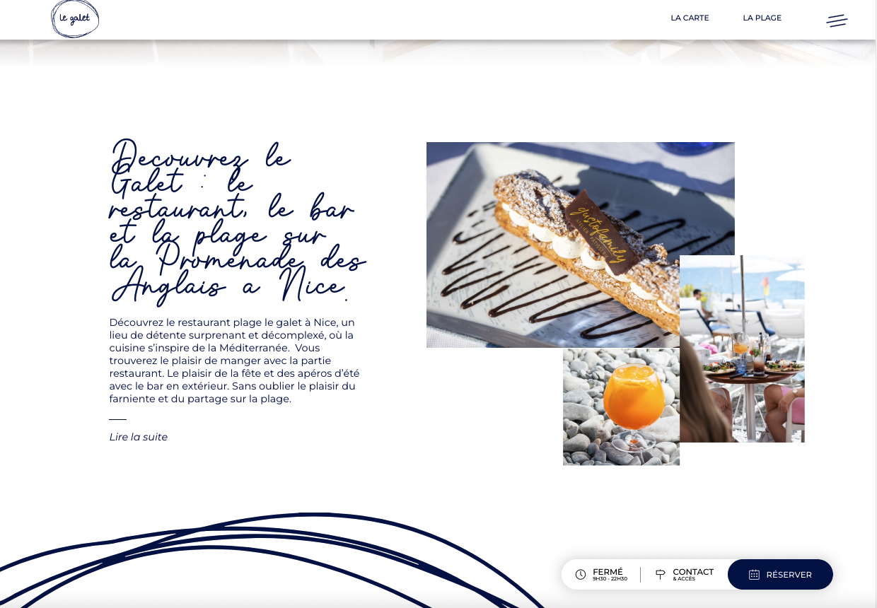 Agence de communication Colibri I Communication Le Galet,  Gusto family - Création du site internet  - 1