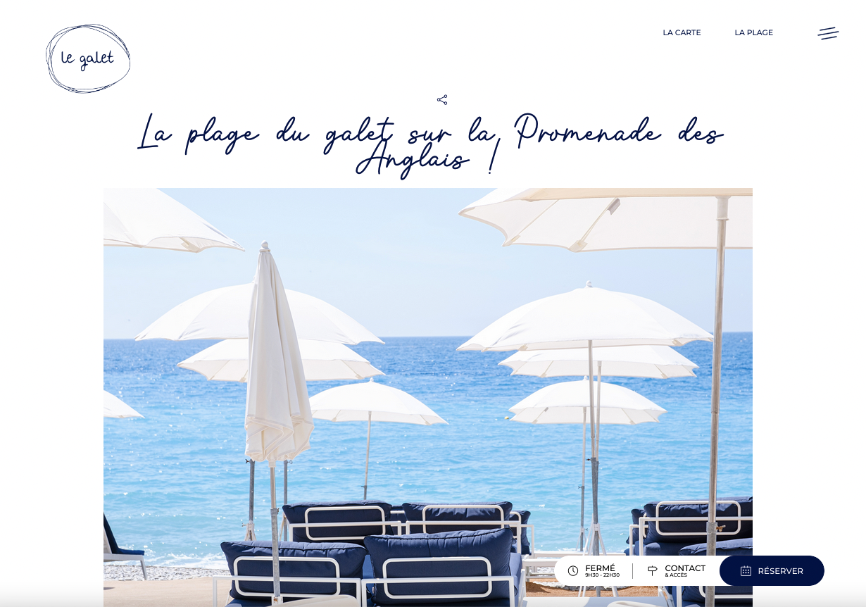 Agence de communication Colibri I Communication Le Galet,  Gusto family - Création du site internet  - 3