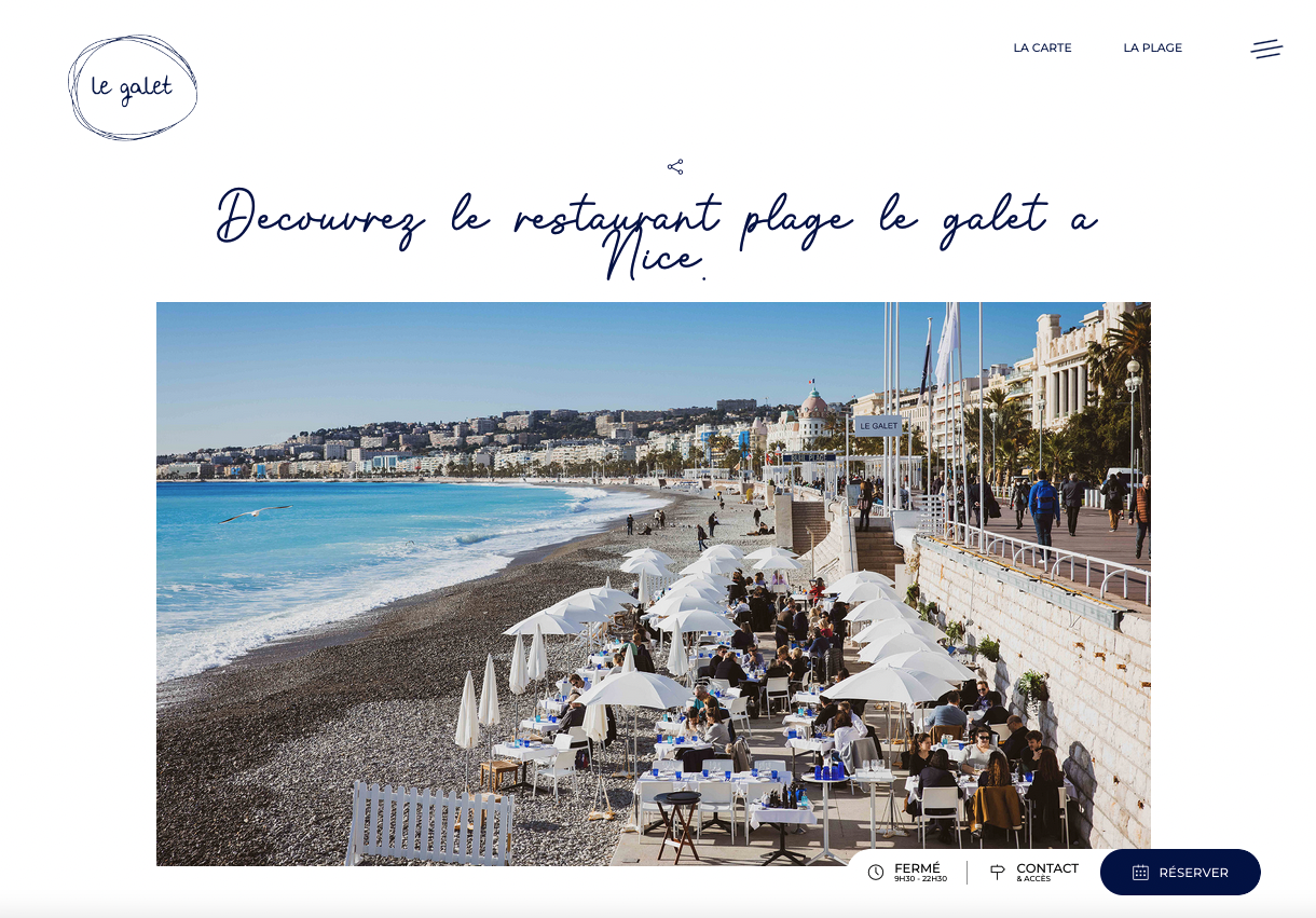 Agence de communication Colibri I Communication Le Galet,  Gusto family - Création du site internet  - 4