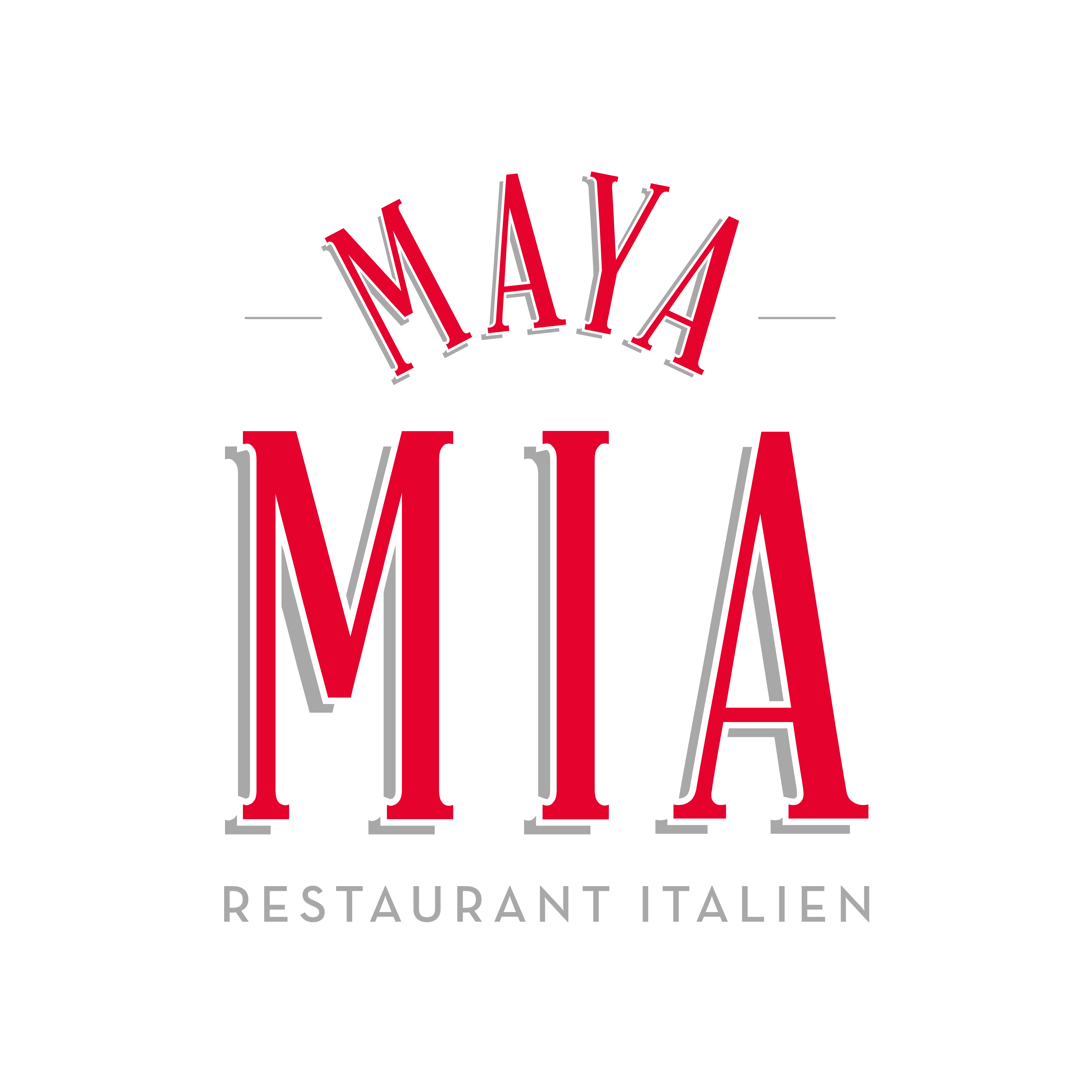 Maya Mia - Conception création du logo et de l'identité visuelle