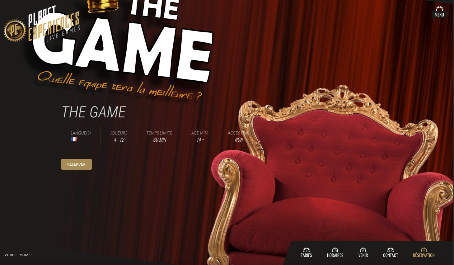 Planet Experiences - Création du site internet - 5