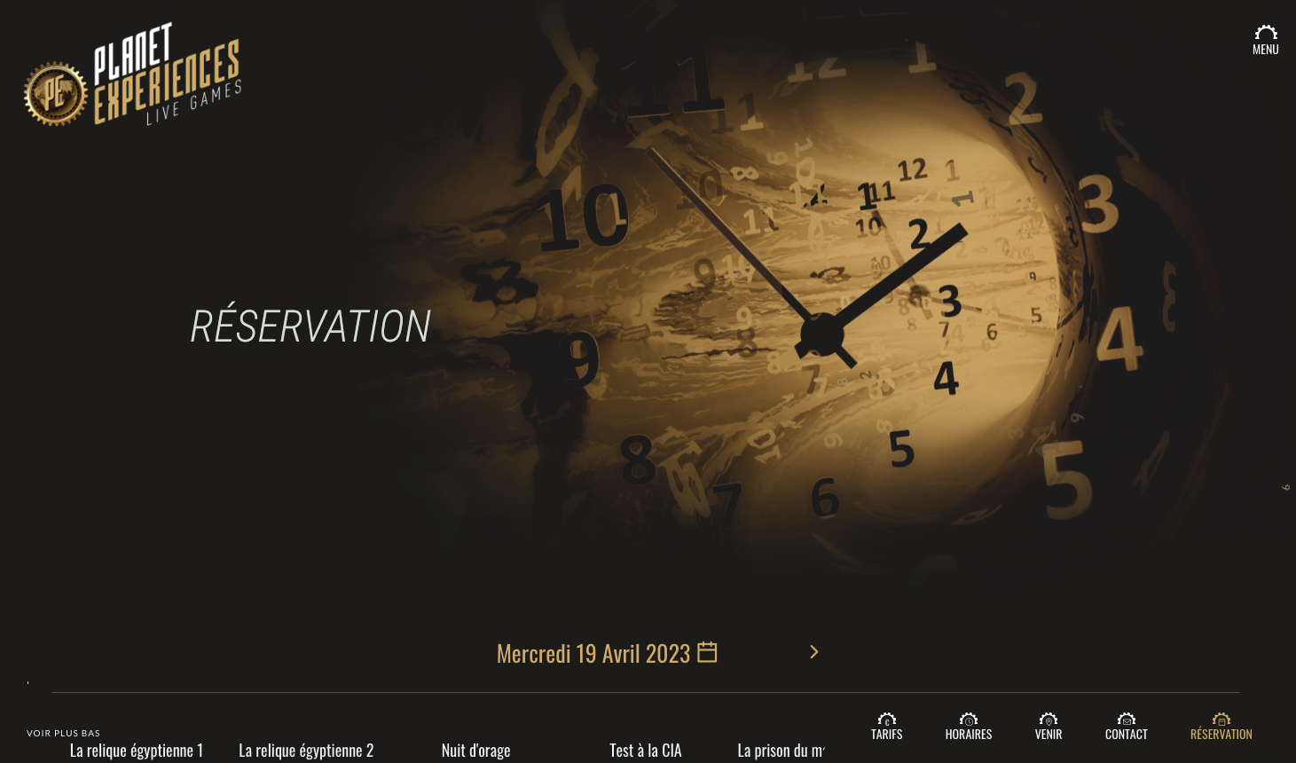 Planet Experiences - Création du site internet - 6