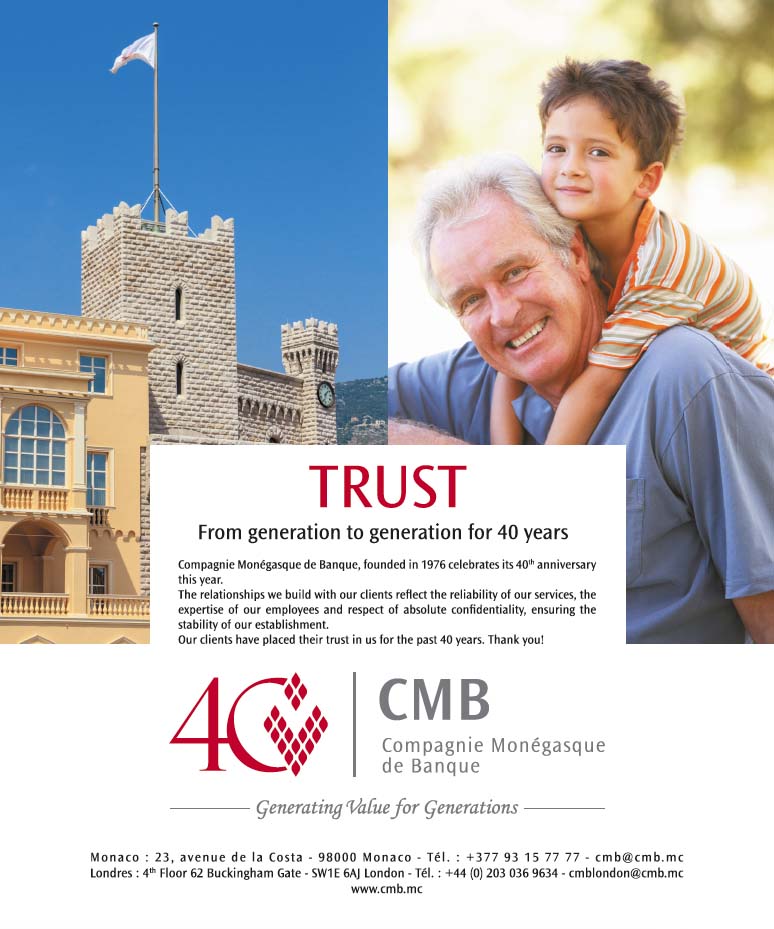 Compagnie monégasque de banque - Compagnie Monégasque de Banque - Campagne de communication des 40 ans de la CMB - 3