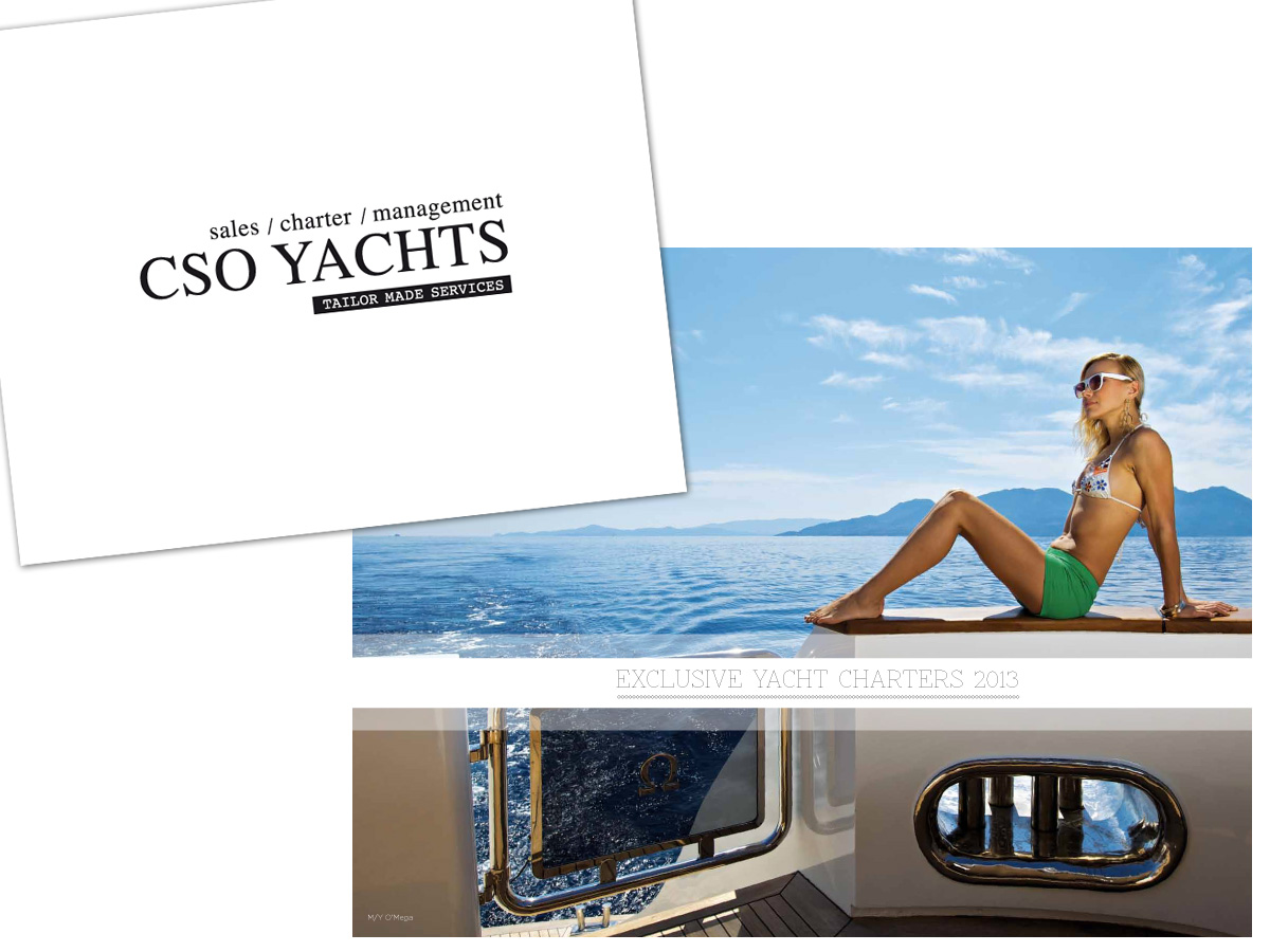 CSO Yachts - Agence Colibri, Design, Publicité, Web - Catalogue charter - 1