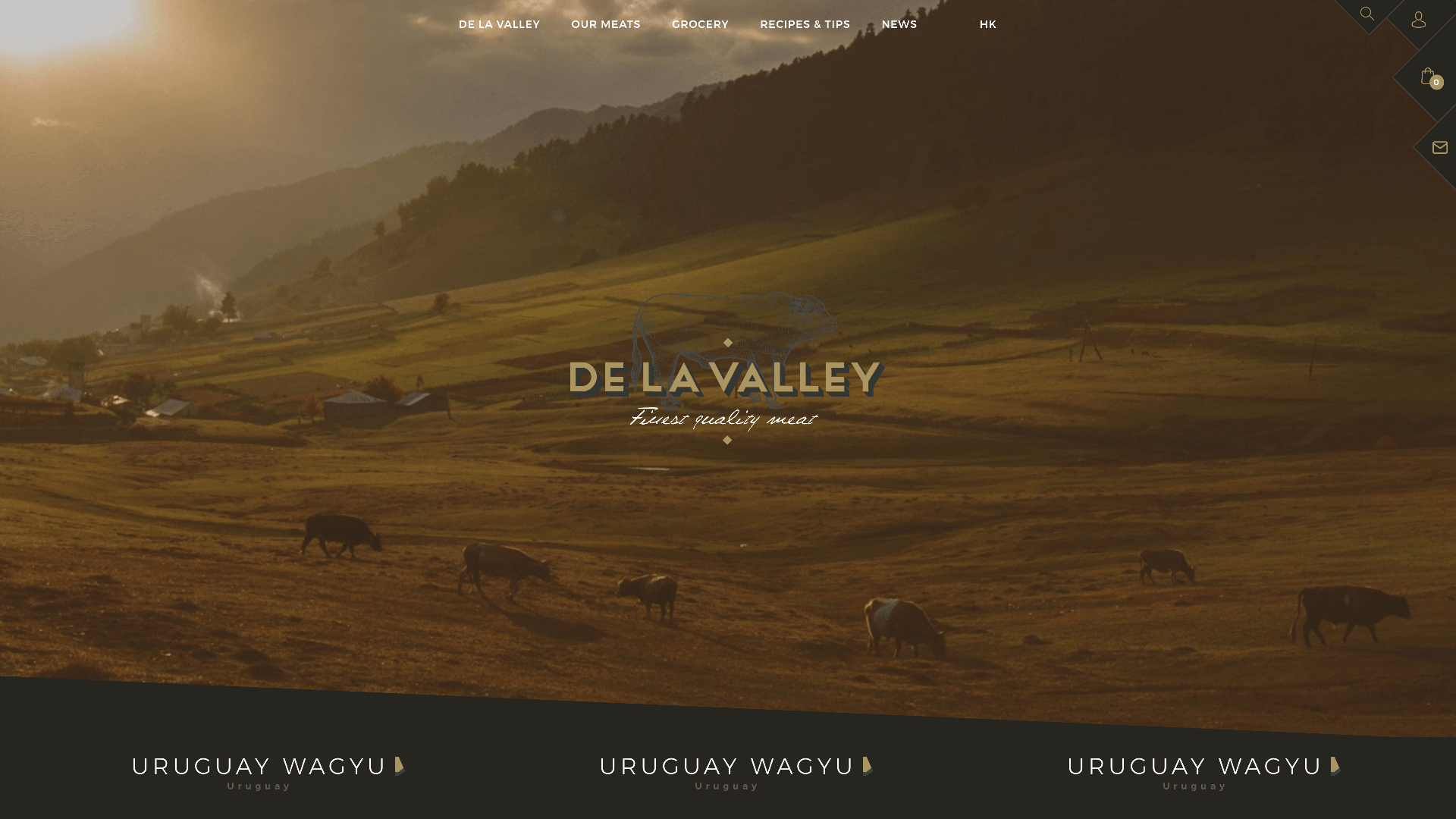 Branding, Naming, Logo Design et création Web pour la marque DE LA VALLEY - Réalisation du site internet www.delavalley.com - 1