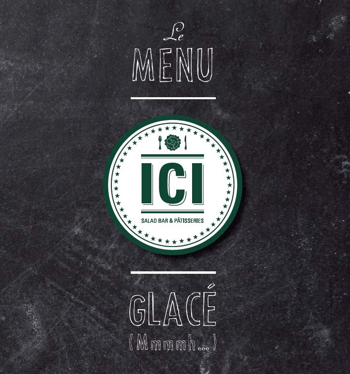 Ici - salad bar - Ici - Salad bar - Agence Colibri, Design - Habillage du restaurant et éditions - 3