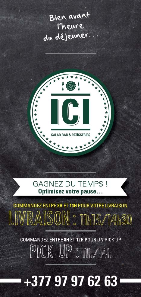 Ici - salad bar - Ici - Salad bar - Agence Colibri, Design - Habillage du restaurant et éditions - 4