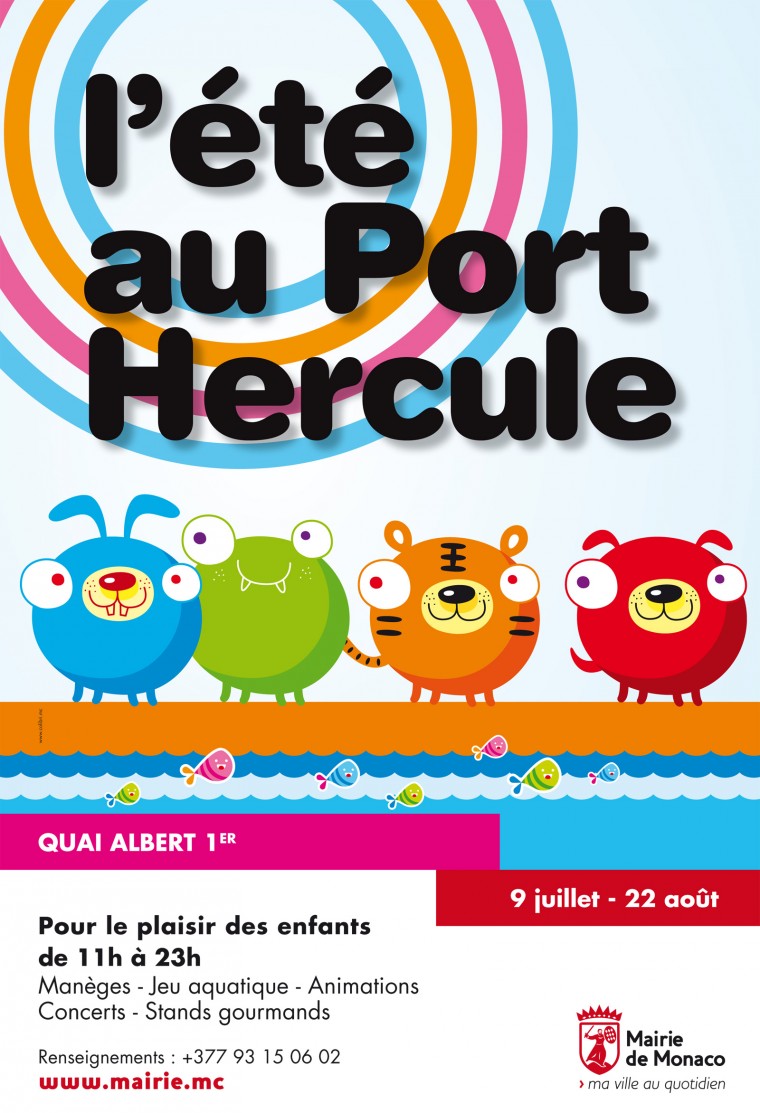 U Sciaratu - Agence Colibri, Design, Publicité, Web - Création visuel et campagne L'Eté au Port Hercule
