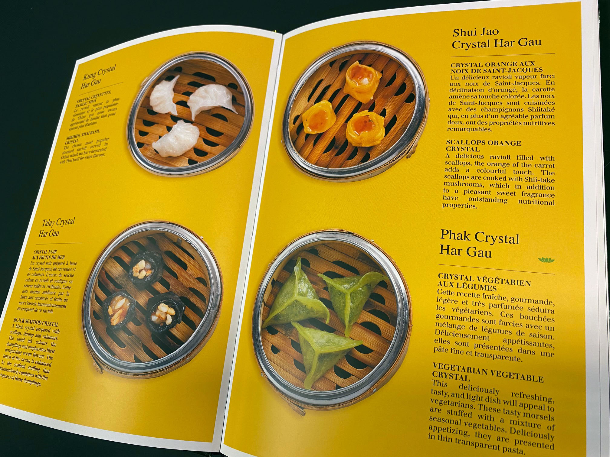 Maya Bay - Petrossian - Agence Colibri, Design, Publicité, Web - Conception du livre menu 2019  - 1