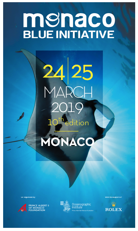 Fondation Prince Albert II - Agence Colibri, Design, Publicité, Web - Conception des outils de communication Monaco Blue Initiative 2019  - 1