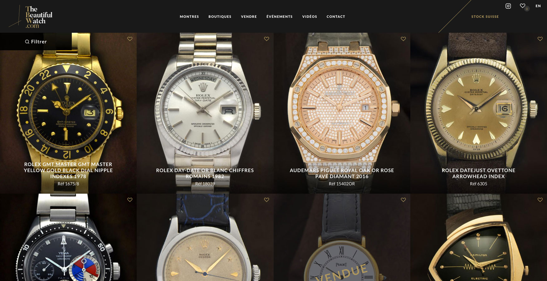 The Beautiful Watch - Refonte du site thebeautifulwatch.com