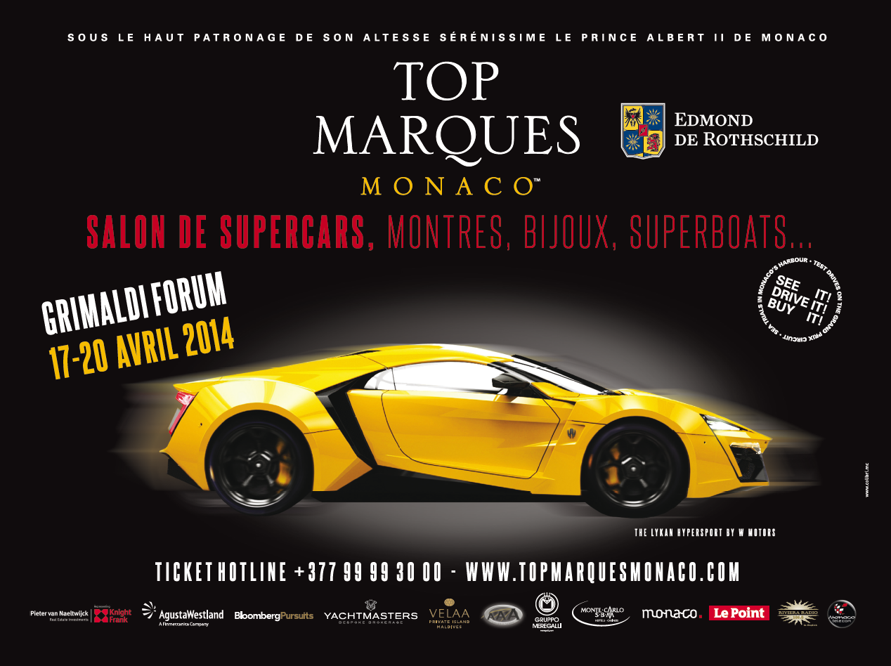 Top marques monaco - Top Marques - Agence Colibri, Design - Campagne d'affichage et communication évènementielle - 13