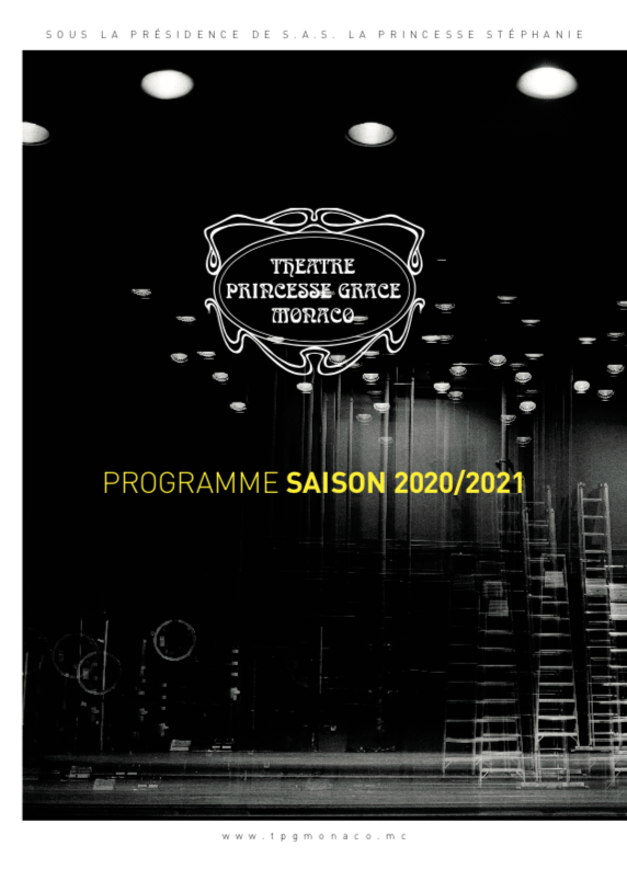 Agence de communication I Site internet Théâtre Princesse Grace Monaco - Programme annuel du Théâtre Princesse Grace